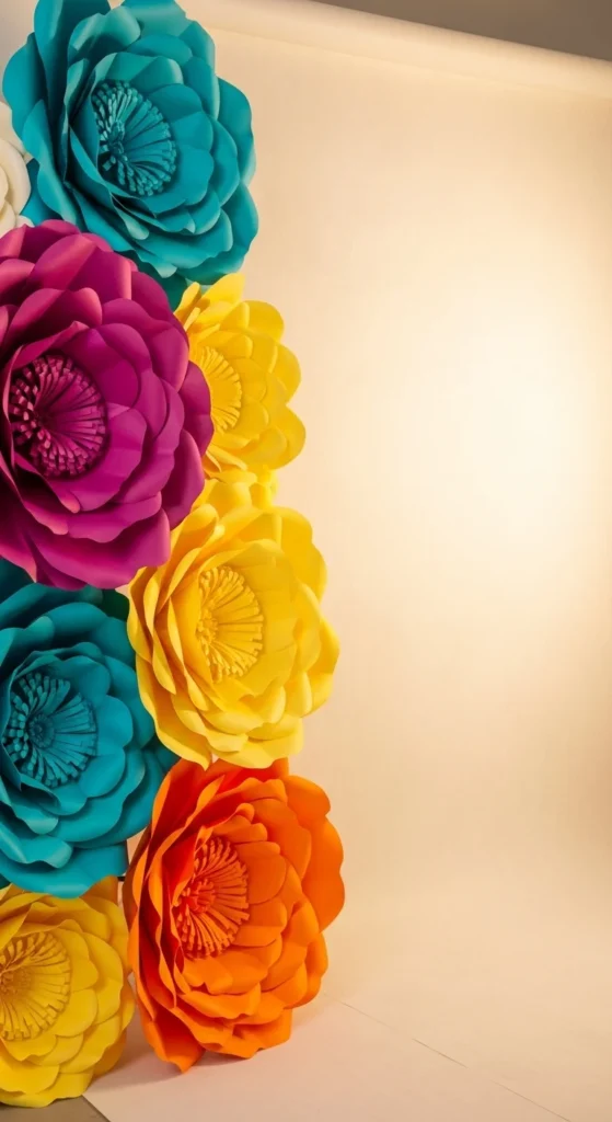 Giant Paper Flowers