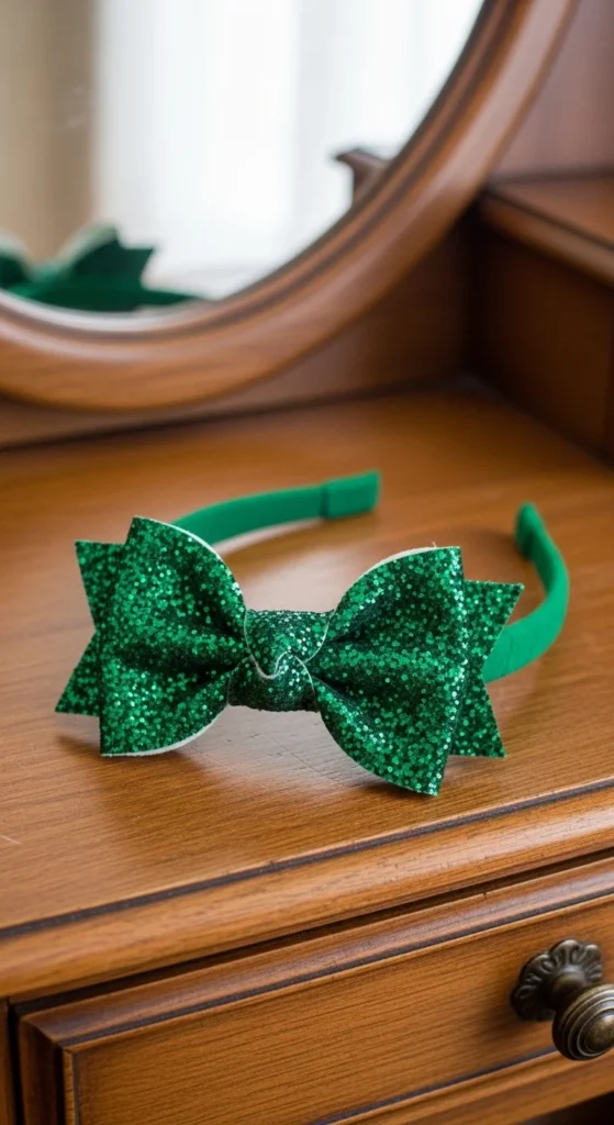 Glitter Bow Statement Headband