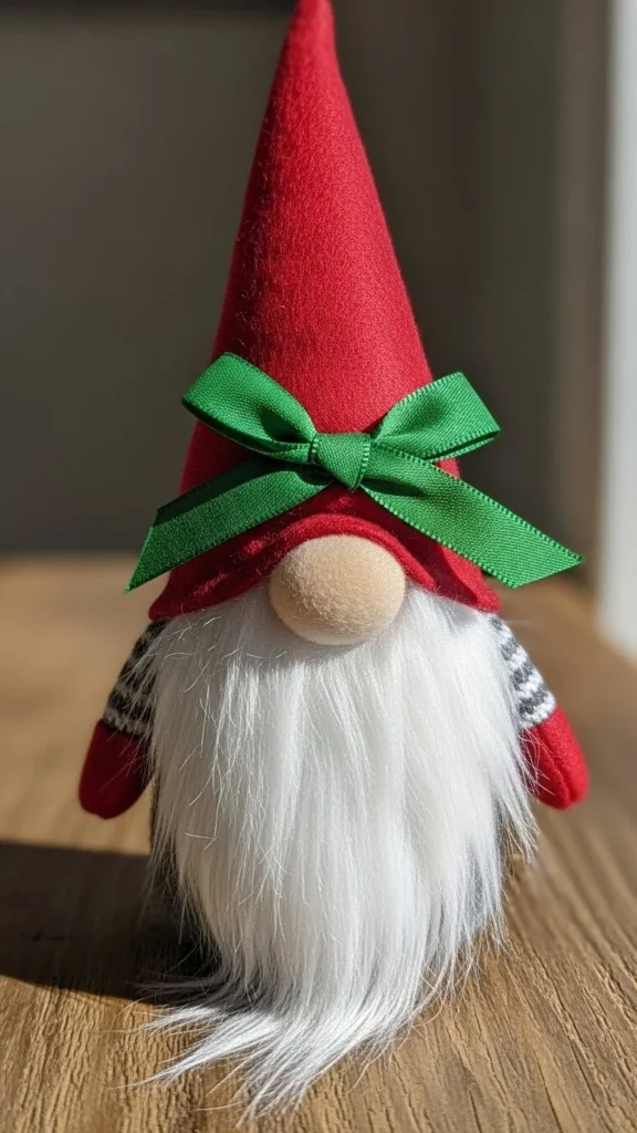 Gnome with Green Bow