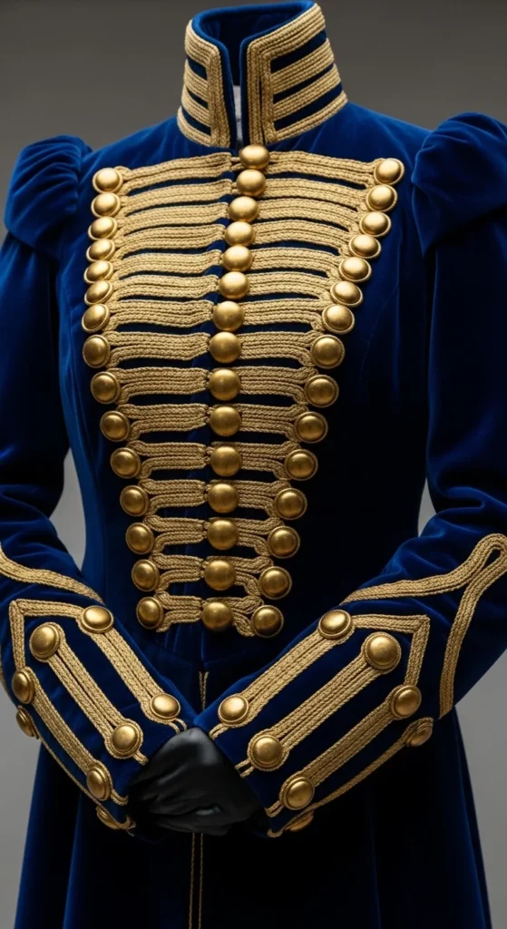 Gold Button Jacket Accent