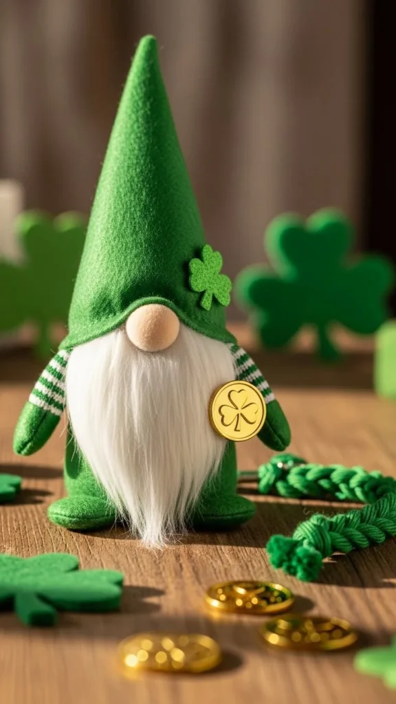 Gold Coin Accent Gnome