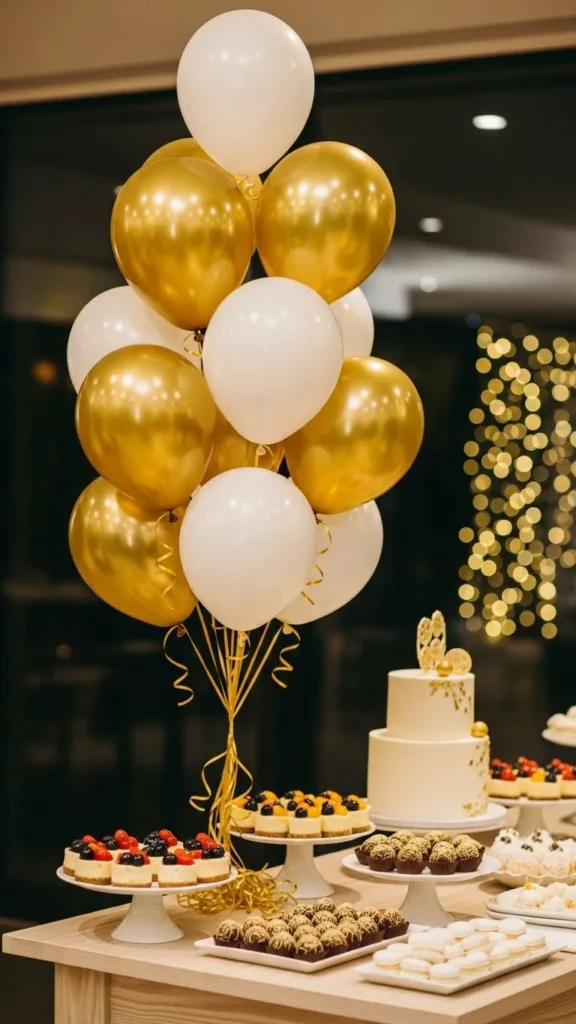 Gold and White Celebration Bouquet