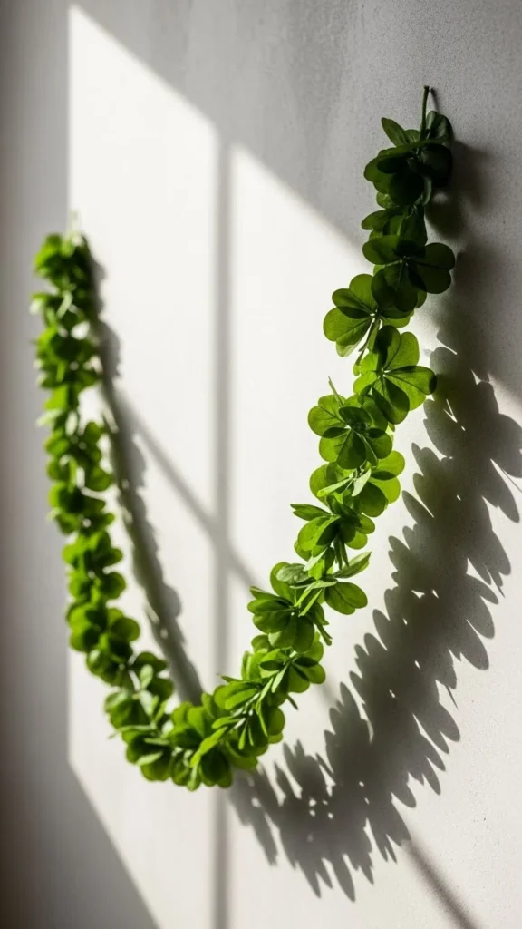 Hanging Clover Swag Garland