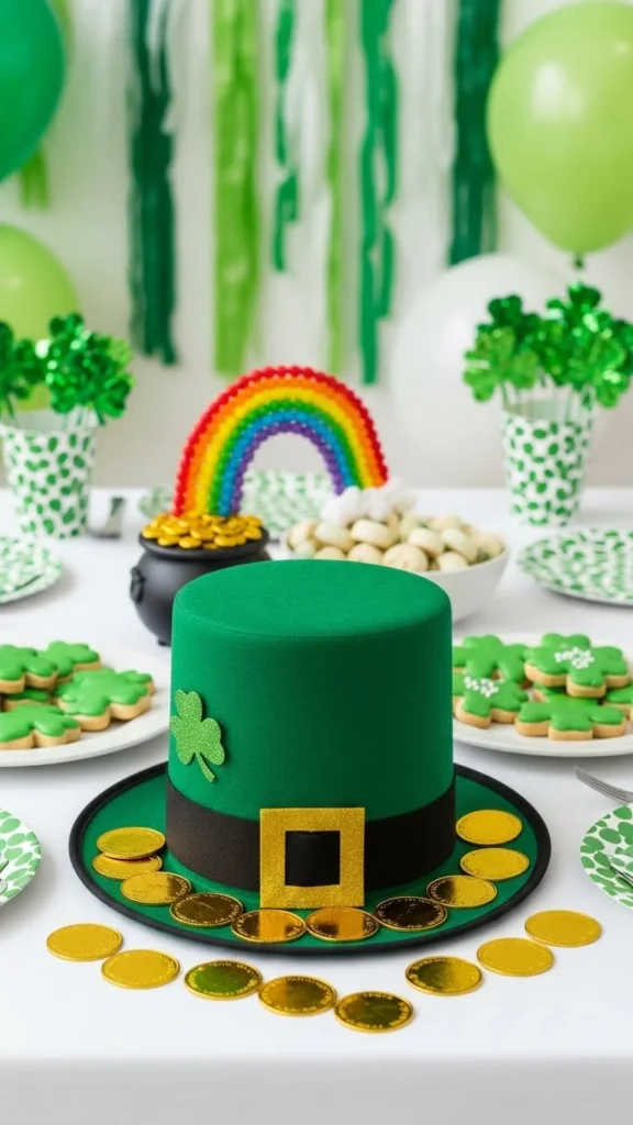 Hat with Gold Coin Details