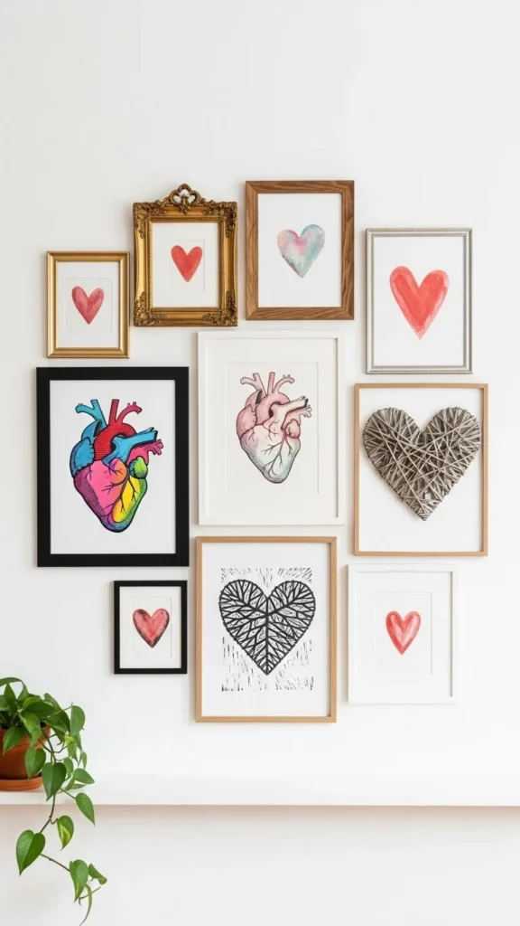 Heart Gallery Wall Cluster