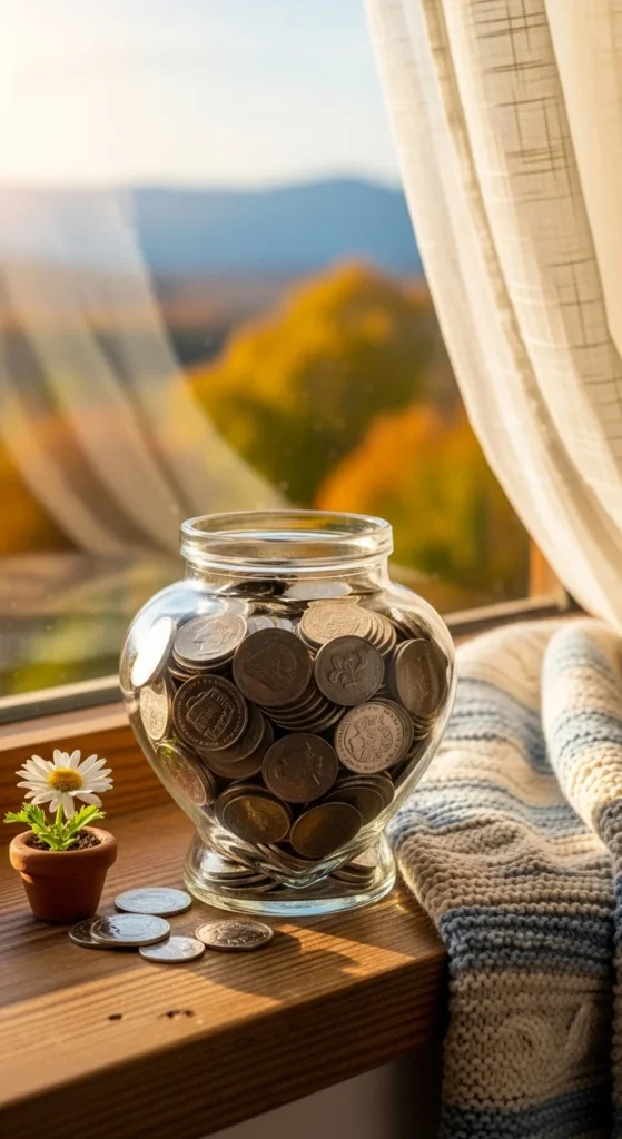 Heart-Shaped Coin Jar