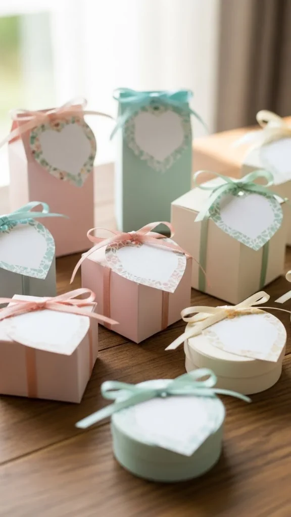 Heart-Shaped Favor Tags