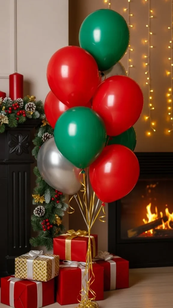 Holiday Red and Green Bouquet