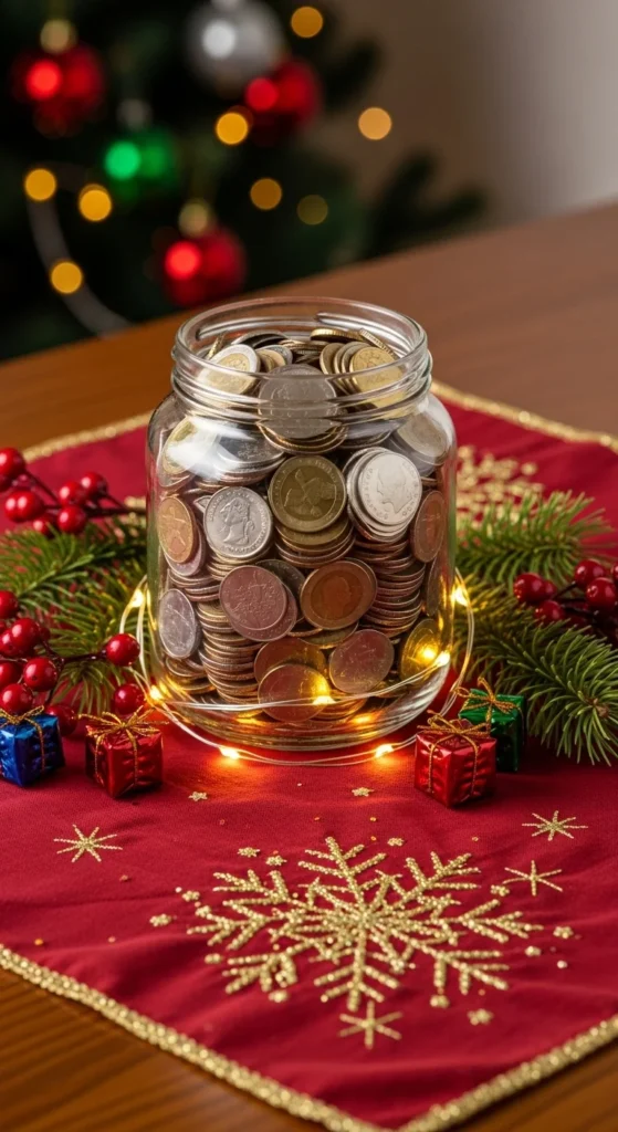 Holiday-Themed Coin Jar