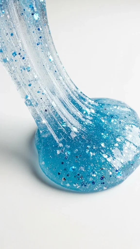 Ice Crystal Glitter Slime