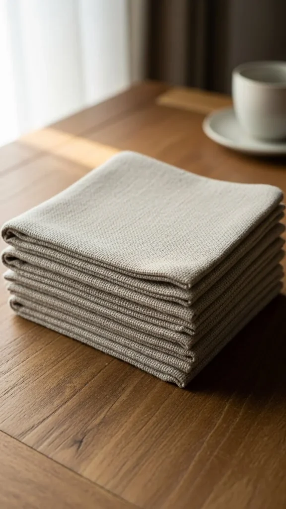 Irish Linen Fabric Coasters