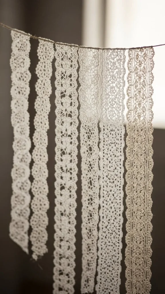 Lace Ribbon Love Banner