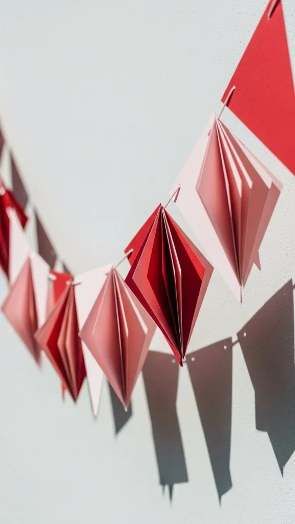 Layered Cardstock Pennants