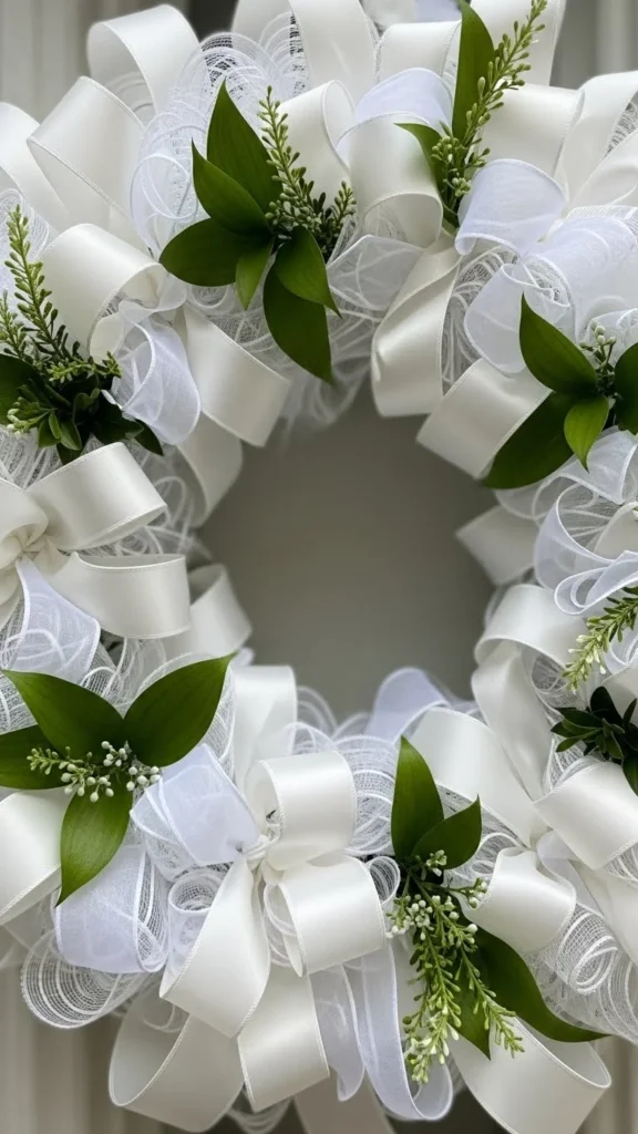 Layered White-on-White Bow