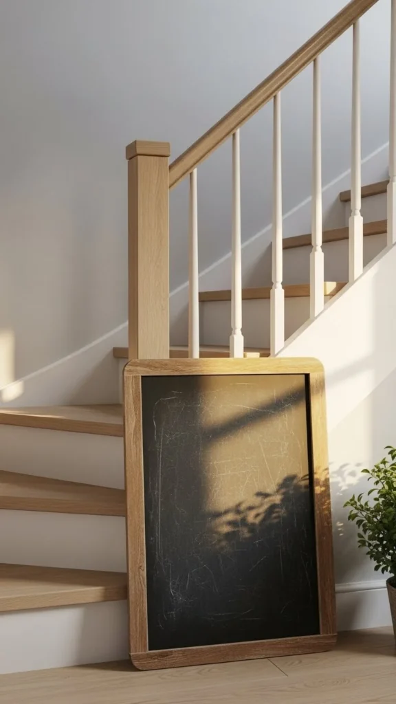 Leaning Stairway Chalkboard