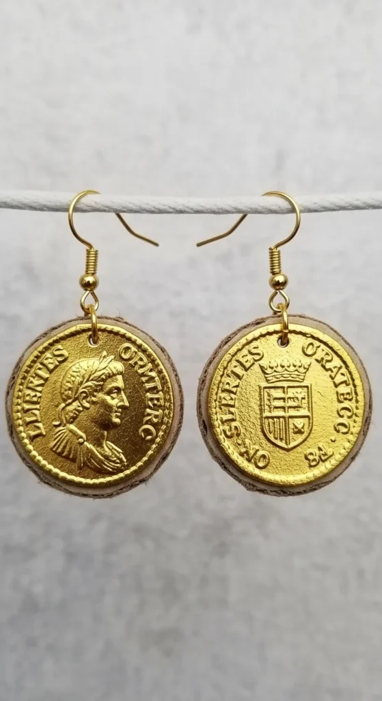Leprechaun Coin Earrings