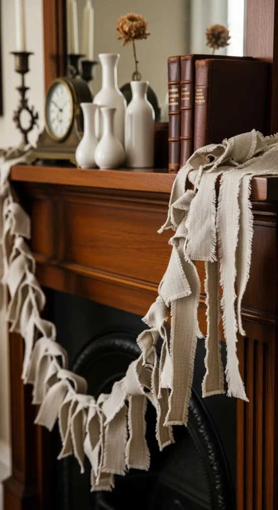 Linen Strip Garland