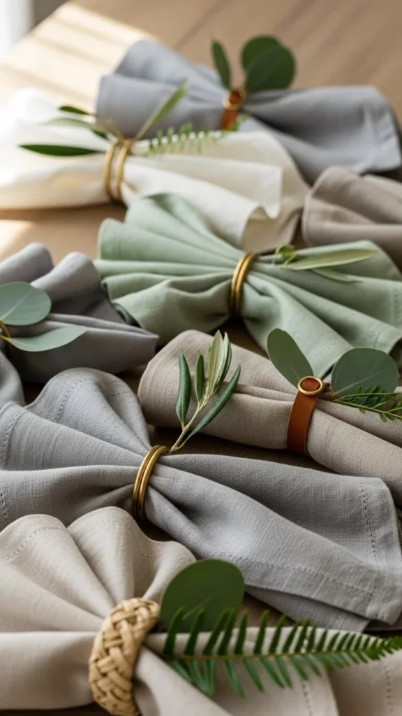 Make Napkins a Statement Detail