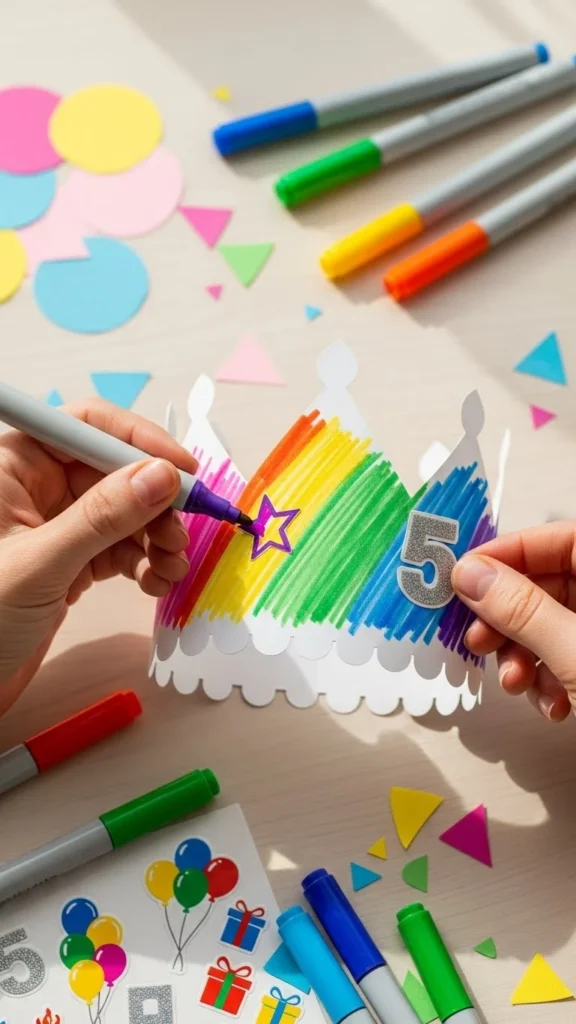 Make a Classic Paper Birthday Crown