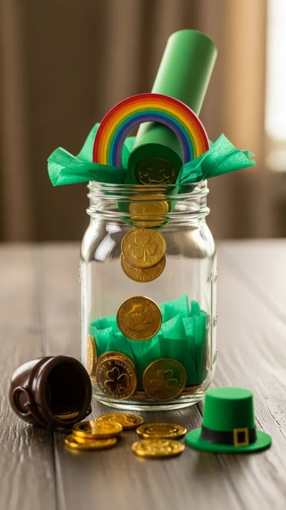 Mason Jar Coin Slide Trap