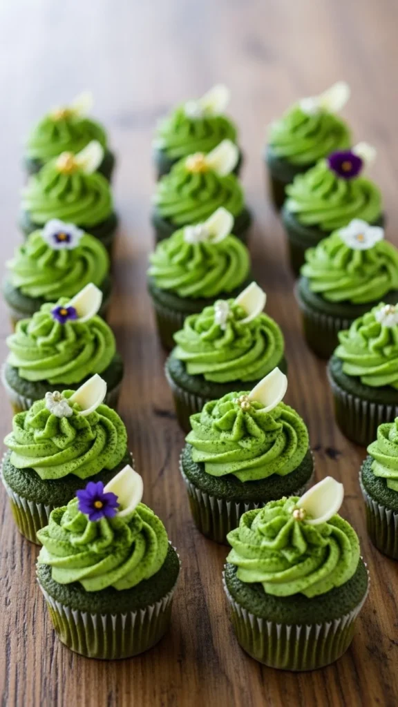 Matcha Inspired Cupcakes