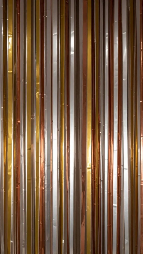 Metallic Curtain Panels