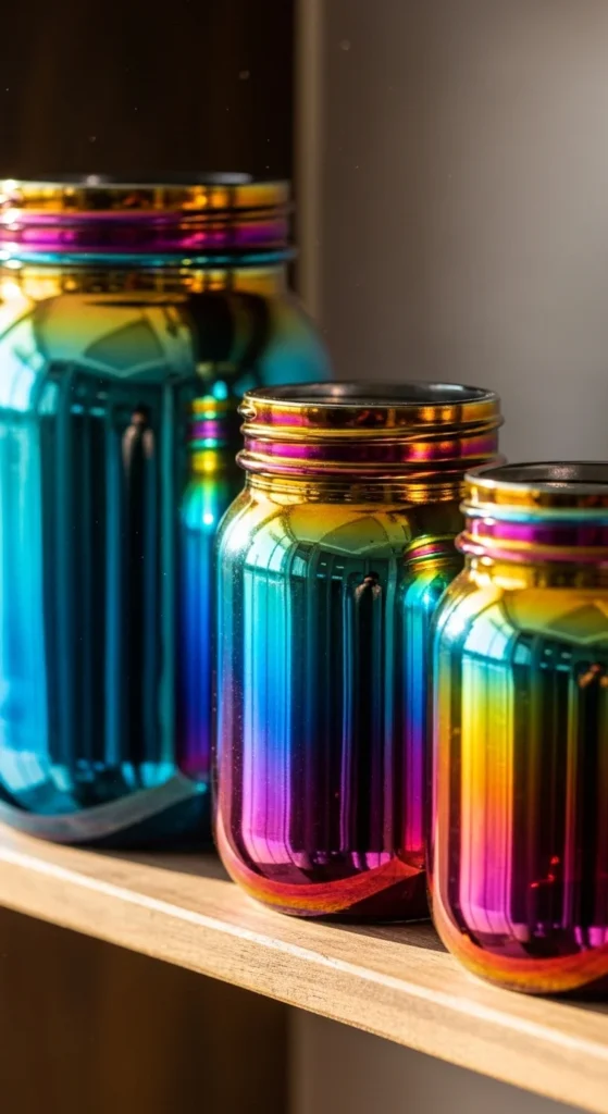 Metallic Rainbow Accents