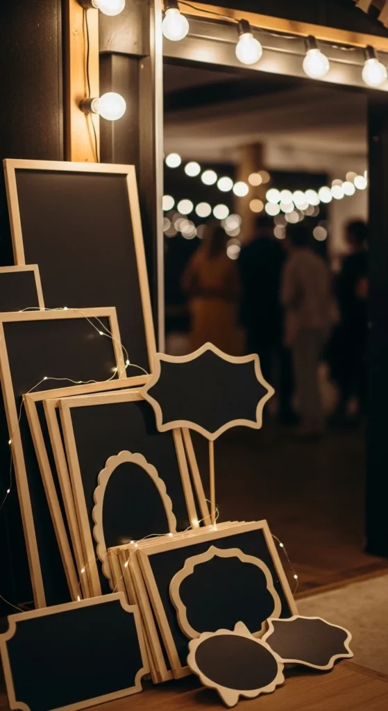 Mini Chalkboard Props