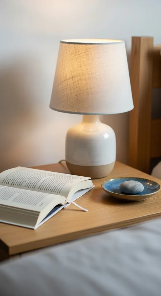Minimal Bedside Table Styling