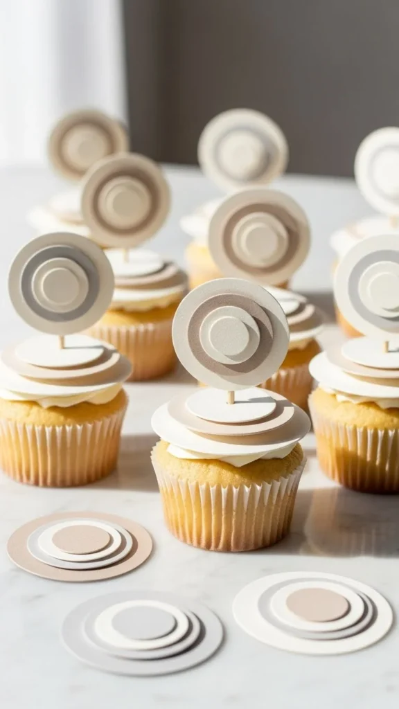 Minimal Circle Layer Toppers