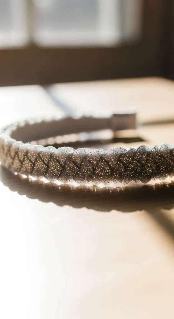 Minimal Glitter Elastic Band