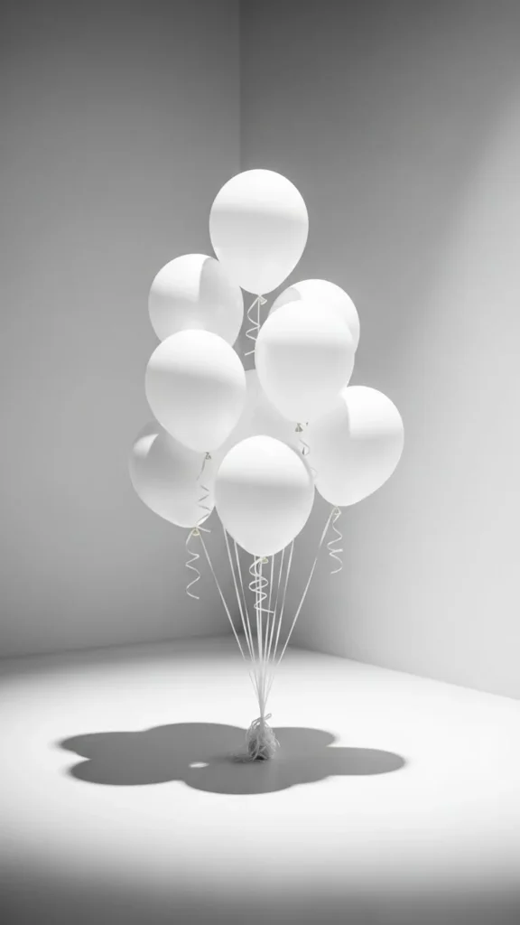 Minimal White Party Bouquet