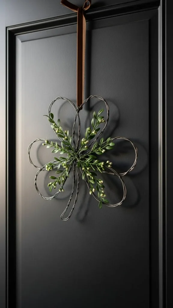 Minimal Wire Frame Shamrock