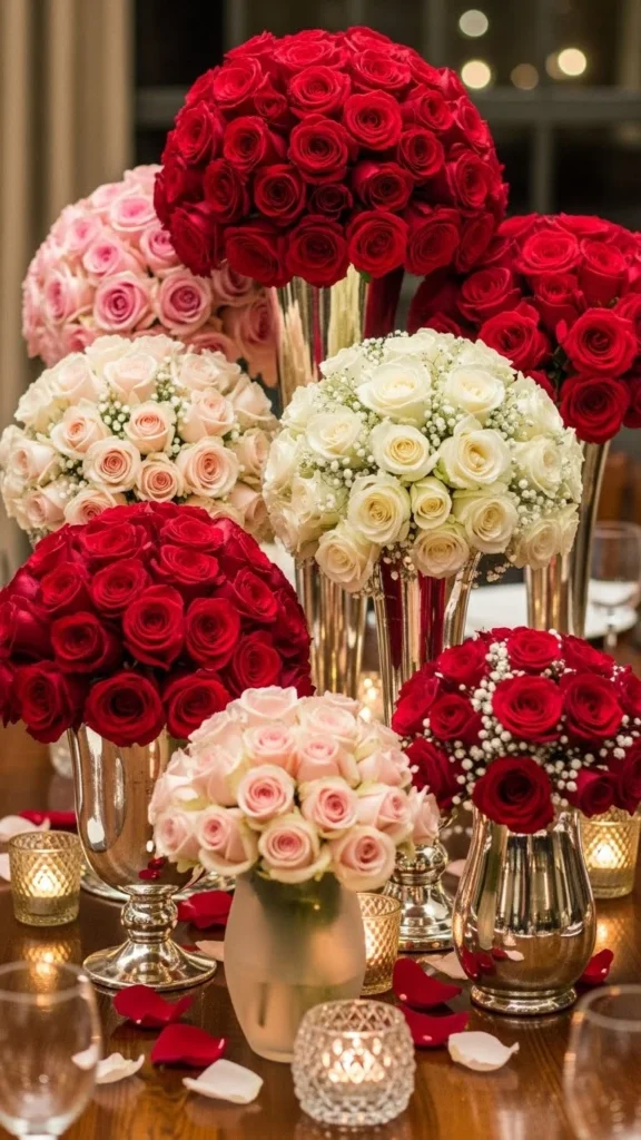 Mixed Height Rose Grouping