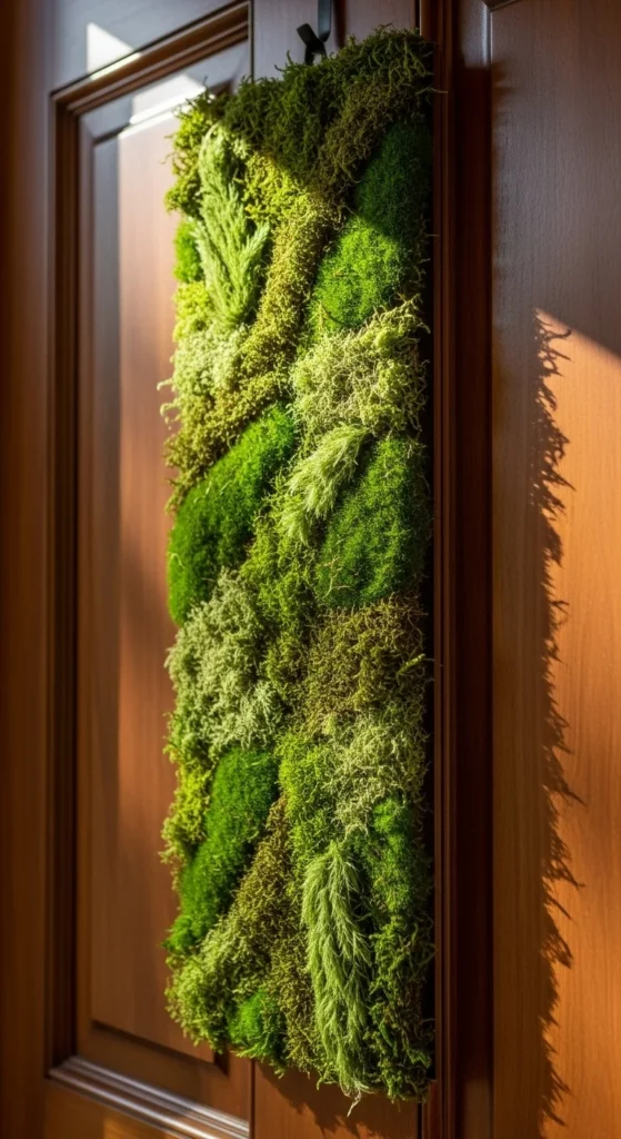 Moss-Inspired Faux Panel