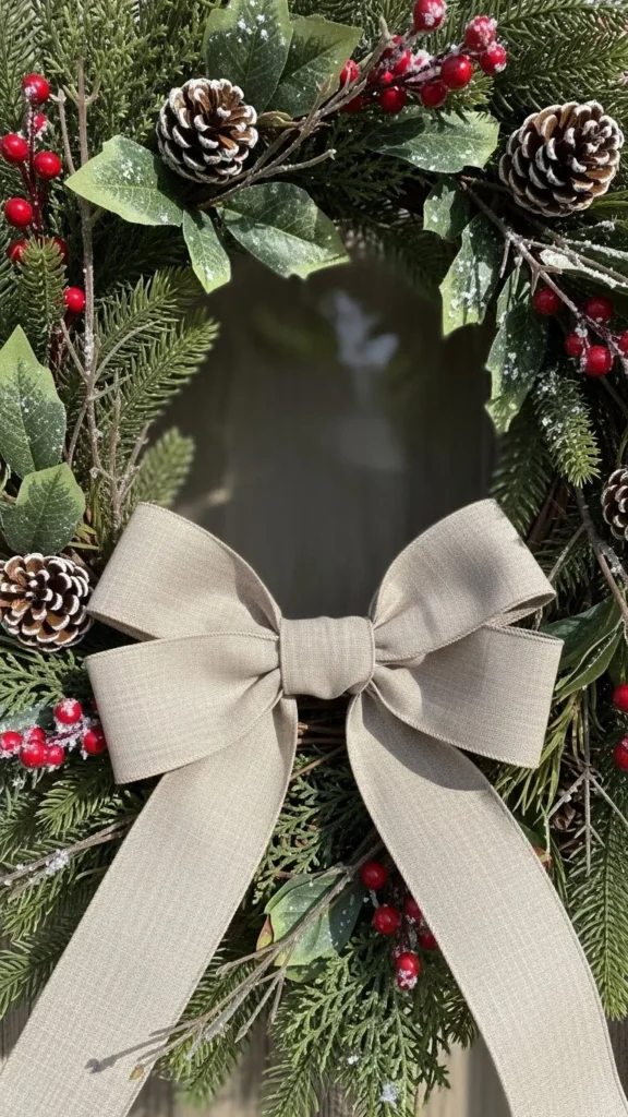 Natural Cotton Ribbon Bow