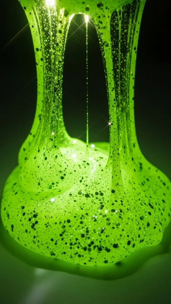 Neon Glitter Slime