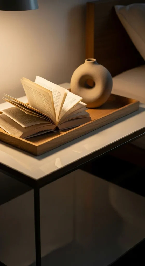 Neutral Bedside Tray