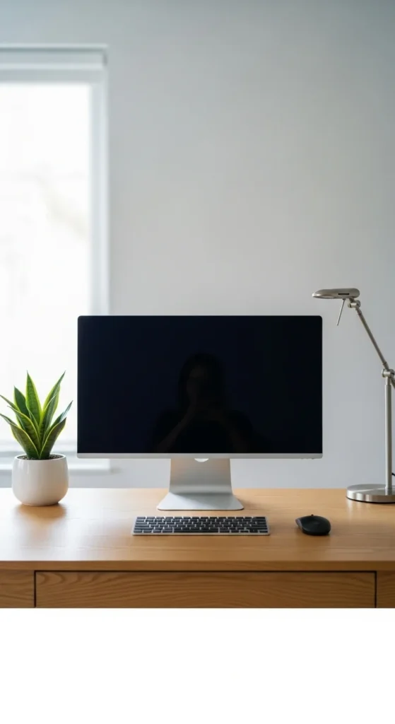 Neutral Desk Styling