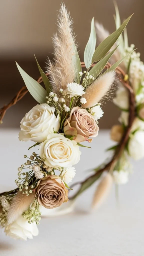 Neutral Linen-Toned Crown