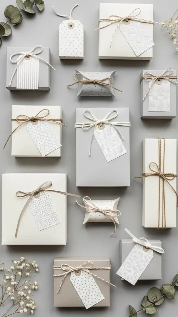 Neutral Pattern Printable Tags