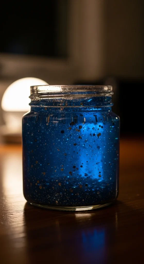 Night Sky Blue Jar