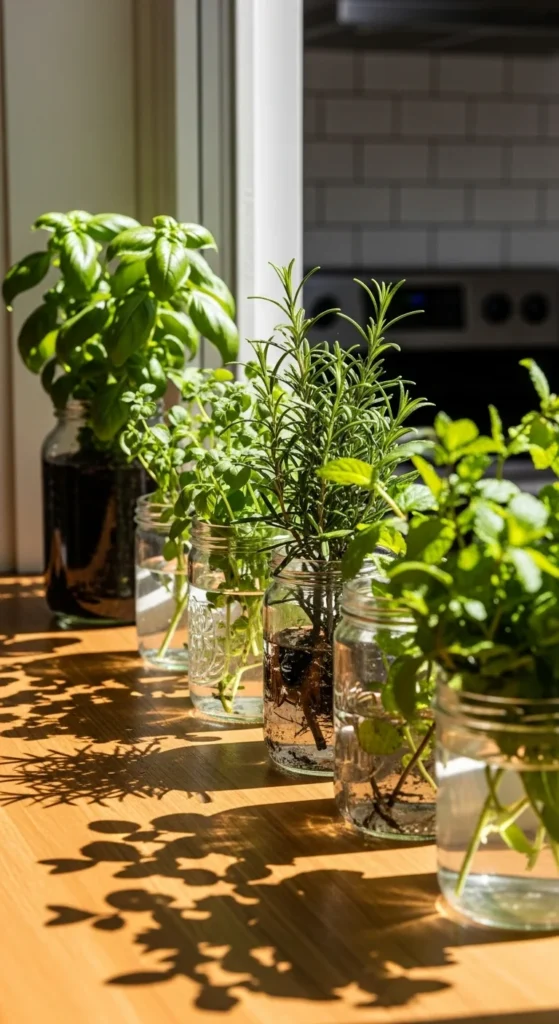 Open Window Herb Jars