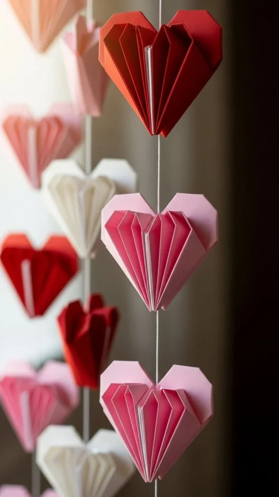 Origami Heart Garland