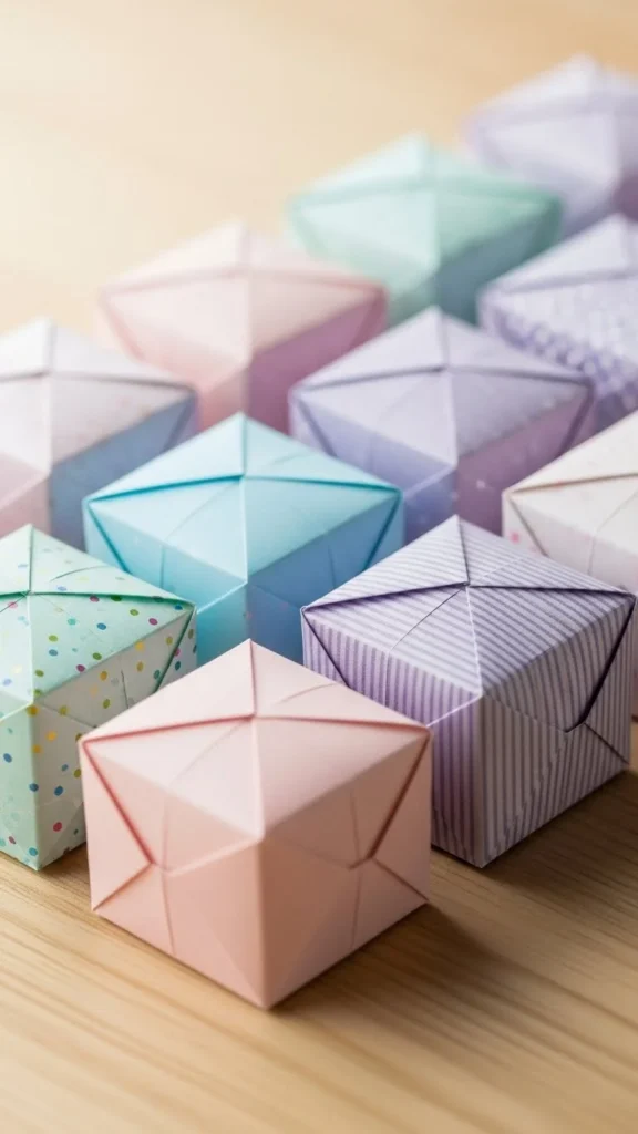 Origami Treat Boxes