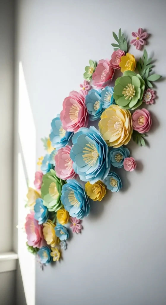  Oversized Paper Flower Art