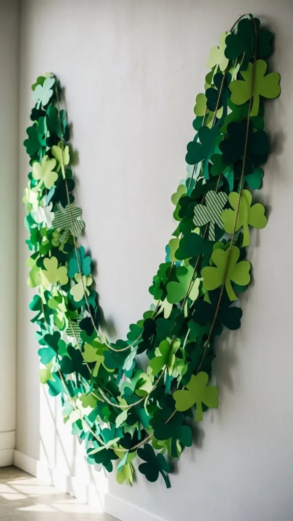 Oversized Statement Clover Garland