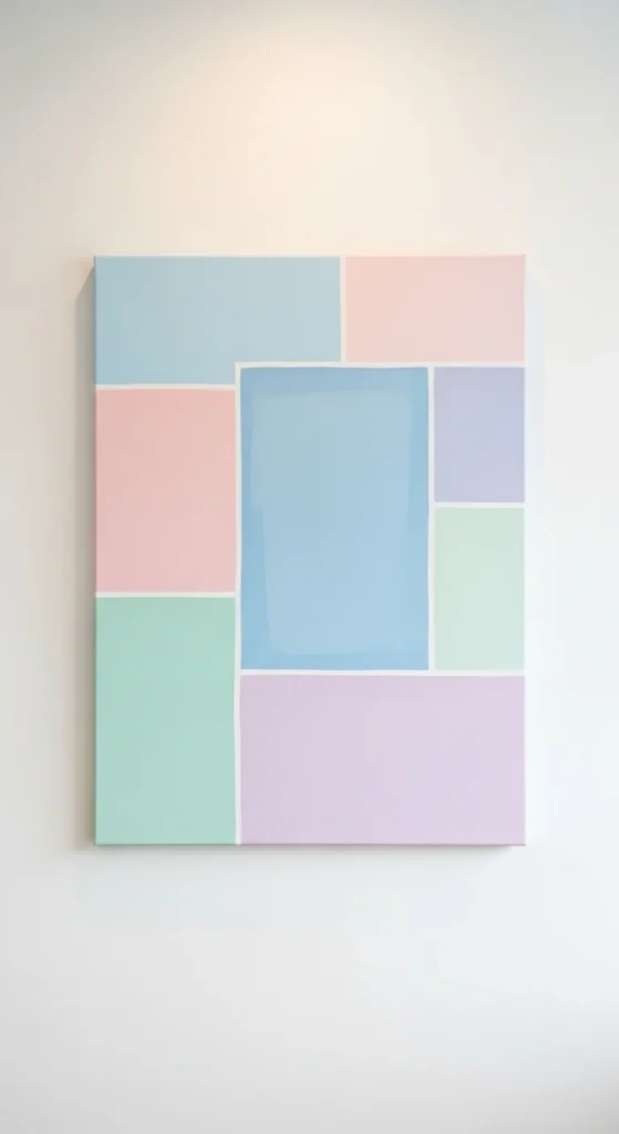 Painted Canvas Color Blocks
