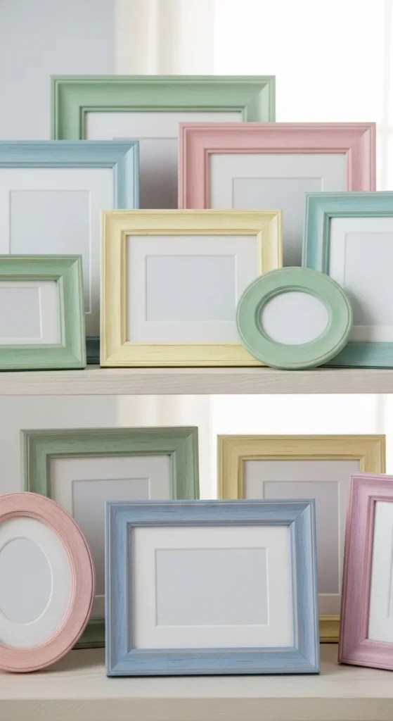 Painted Wooden Picture Frames