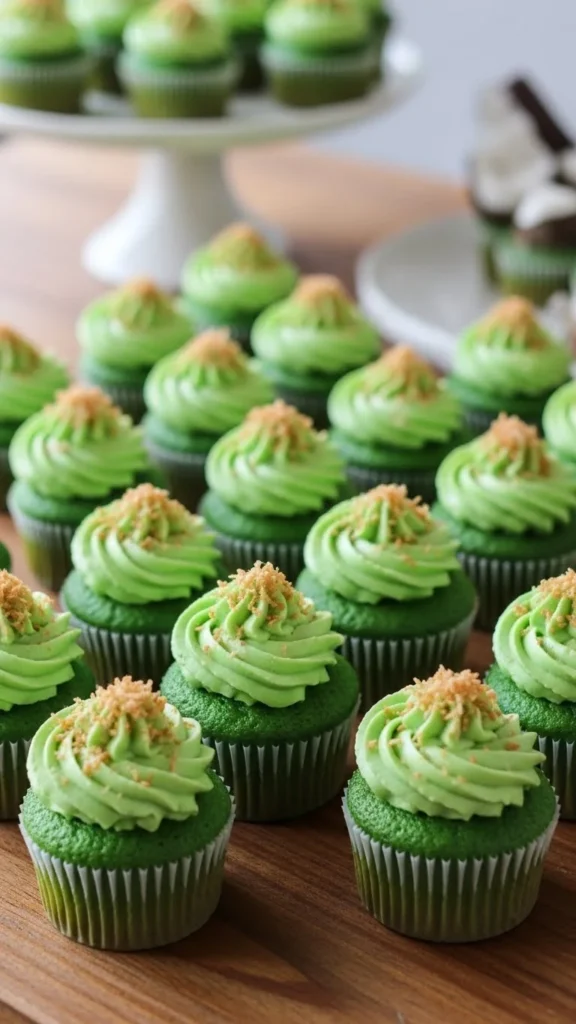 Pandan Style Cupcakes